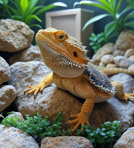 living bearded dragon