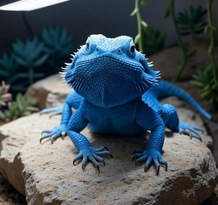 blue bearded dragon